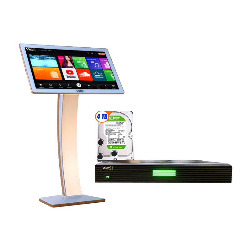 Combo đầu VietK Plus 4TB + Màn VietK 23
