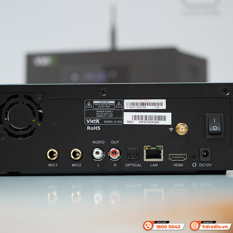 Đầu ViệtK B300, Karaoke Online, Chọn bài/app VietK-8