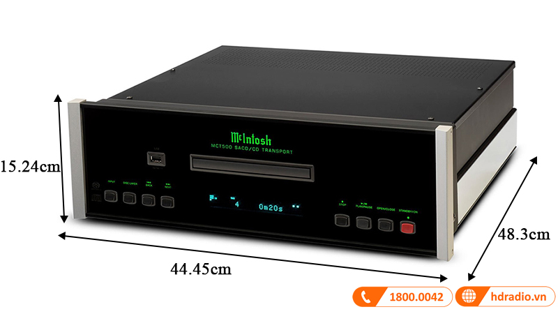 kich thuoc dau cd mcintosh mct500