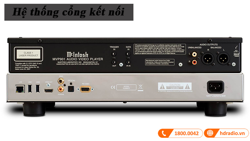kha nang ket noi dau cd mcintosh mvp901