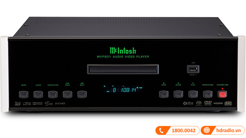 bang dỉu khien dau cd mcintosh mvp901
