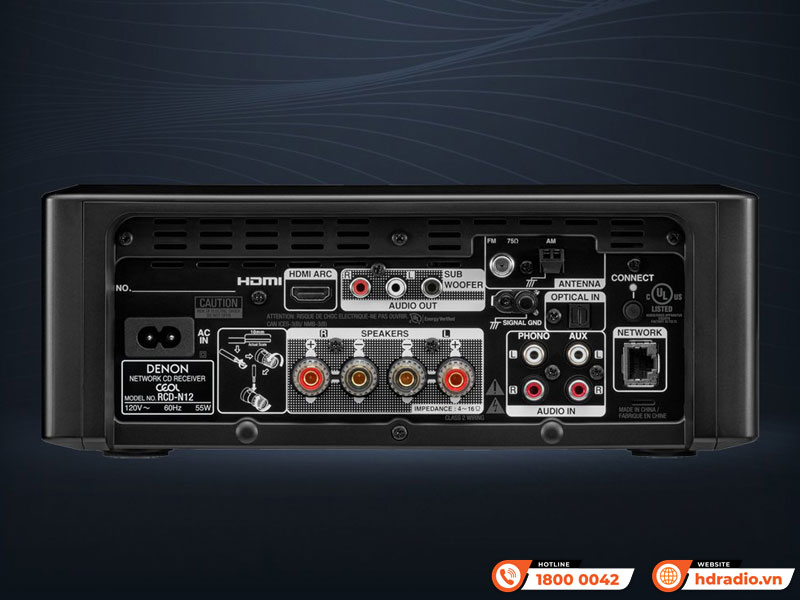 Kết nối Đầu CD Denon RCD-N12