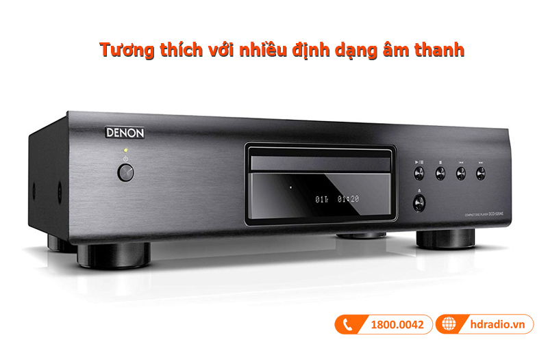 Tương thích nhiều định dạng âm thanh