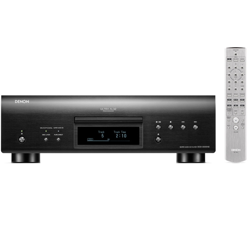 Đầu CD Denon DCD-3000NE, Hỗ trợ SACD, CD, DSD, DVD-R/RW, Optical, Coaxial