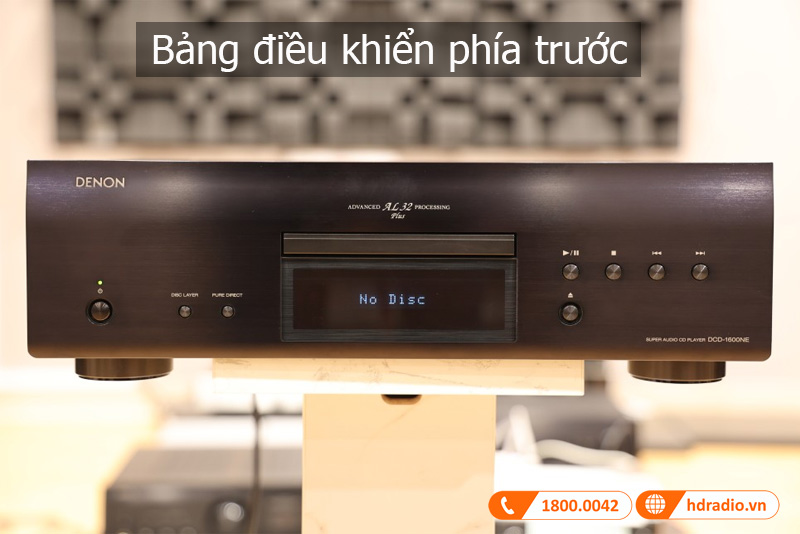 Dieu khien dau CD Denon DCD-1600NE