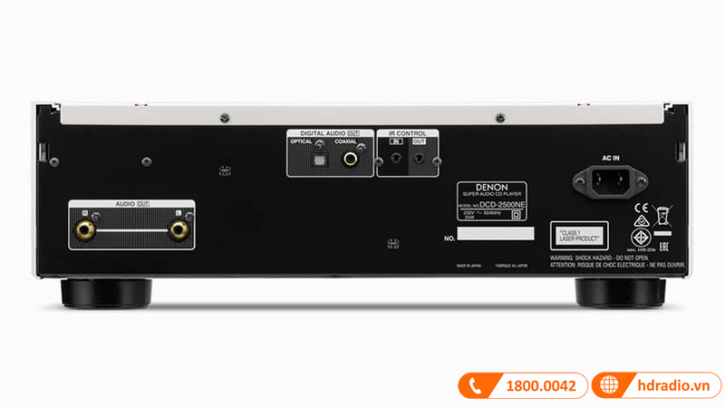 Kết nối đầu CD Denon DCD 2500NE