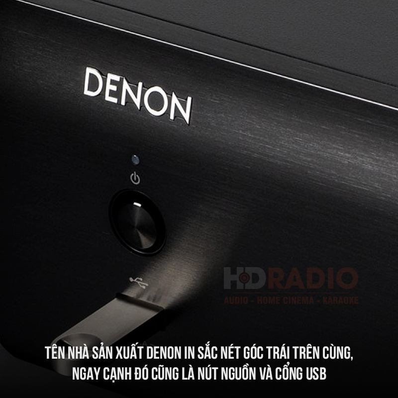 mat truoc dau cd denon dcd800ne