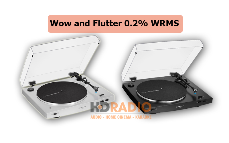 chi so wow and flutter dau dia than audio technica at lp3xbt