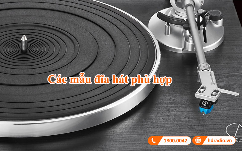 dia hat phu hop dau dia than audio technica at lpw30bk