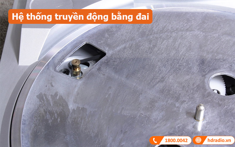 Đầu đĩa than Denon DP-29F hệ thống truyền động bằng đai 