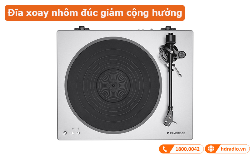 Đầu đĩa than Cambridge Audio Alva ST đĩa xoay nhôm đúc giảm cộng hưởng 