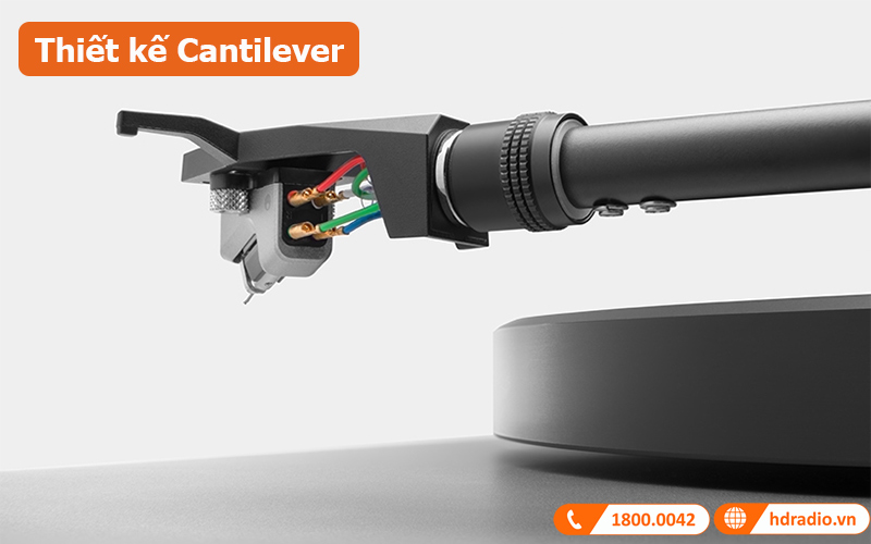 Bộ kim đĩa than Alva MC thiết kế Cantilever tiếp xúc