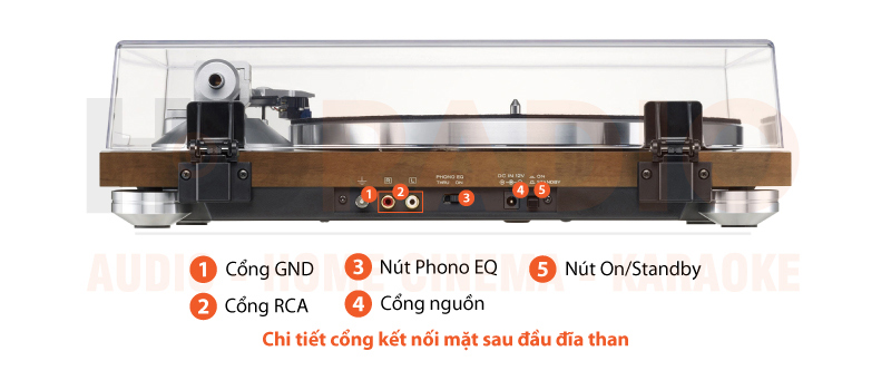 Chú thích Đầu đĩa than TEAC TN-400BT X