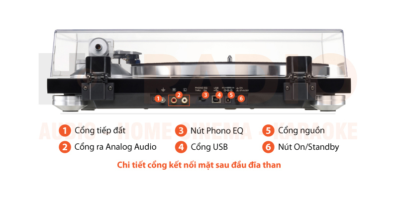 Chú thích đầu đĩa than TEAC TN-4D