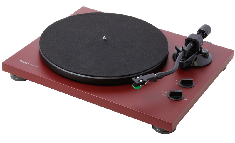 đầu đĩa than TEAC TN 400BT màu đỏ