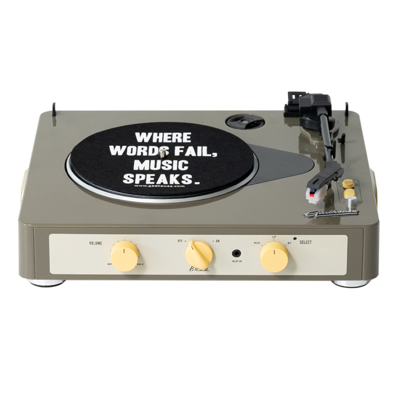 Đầu đĩa than tích hợp loa Gadhouse Brad Retro MKII, Tốc độ quay 33 / 45 / 78 RPM, Đầu kim Gadhouse Ruby, Bluetooth 5.3