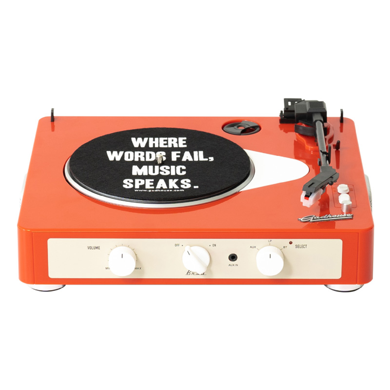 Đầu đĩa than tích hợp loa Gadhouse Brad Retro MKII, Tốc độ quay 33 / 45 / 78 RPM, Đầu kim Gadhouse Ruby, Bluetooth 5.3-4