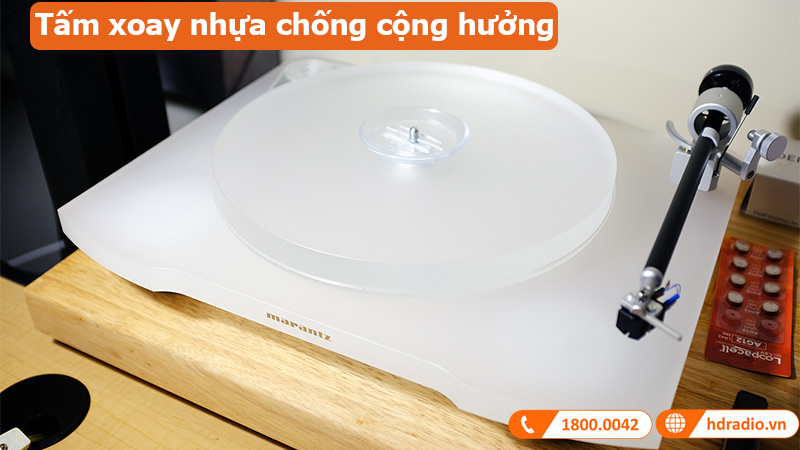 Đầu đĩa than Marantz TT-15S1 tấm xoay chống cộng hưởng 