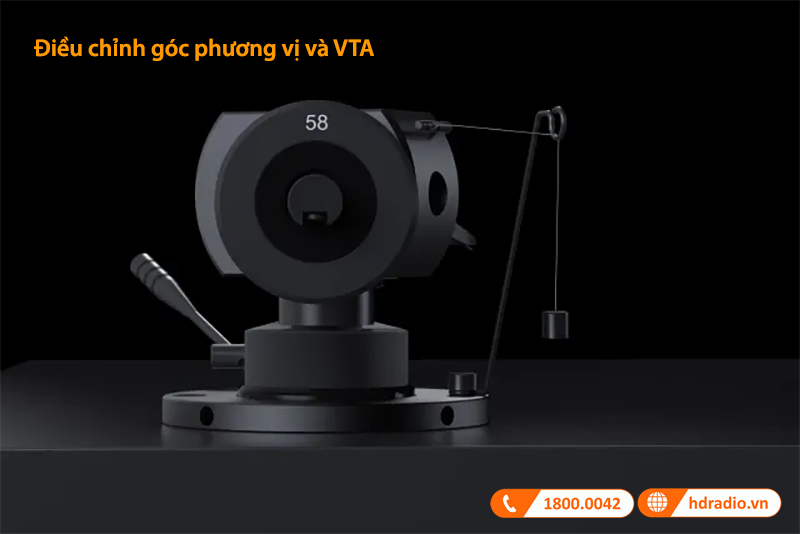 Điều chỉnh góc phương vị và VTA