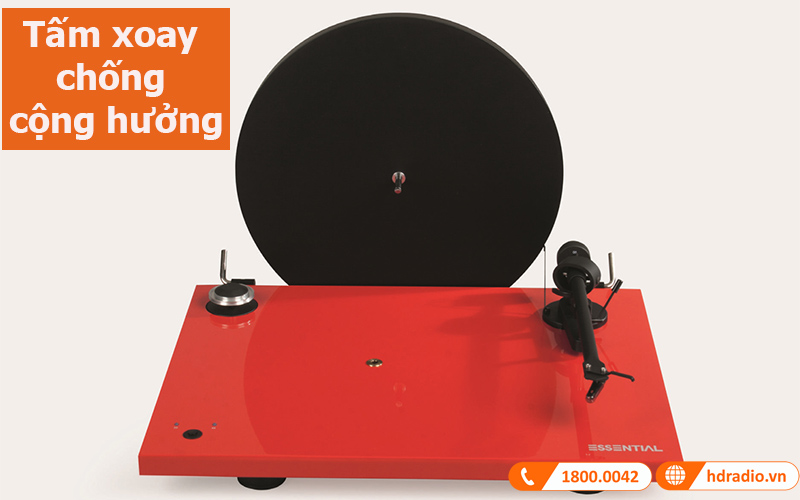 đầu đĩa than Pro-Ject Essential III BT tấm xoay chống cộng hưởng
