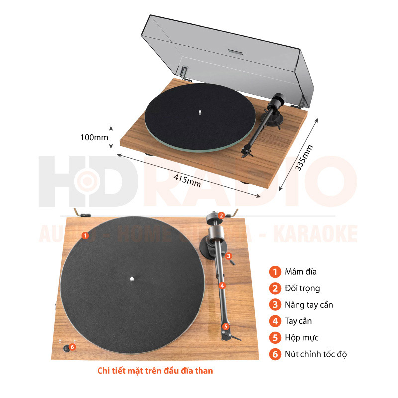 Đầu đĩa than Pro-Ject T1 Phono SB
