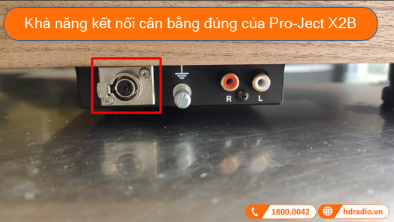 Khả năng kết nối của Đầu đĩa than Pro-Ject X2B