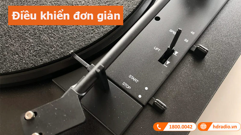  đầu đĩa than Pro-Ject A1 điều khiển dễ dàng