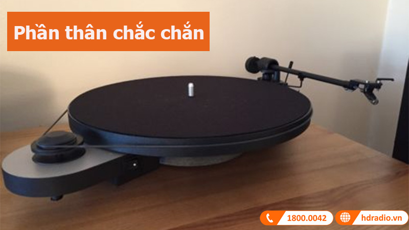 đầu đĩa than pro-ject elemental phono usb phần thân chắc chắn