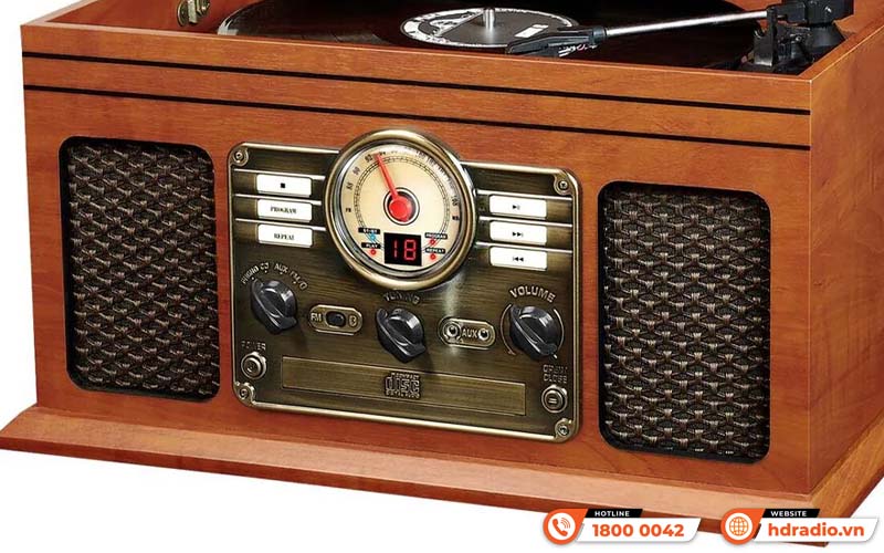 Máy hát đĩa than Victrola Nostalgic Quincy