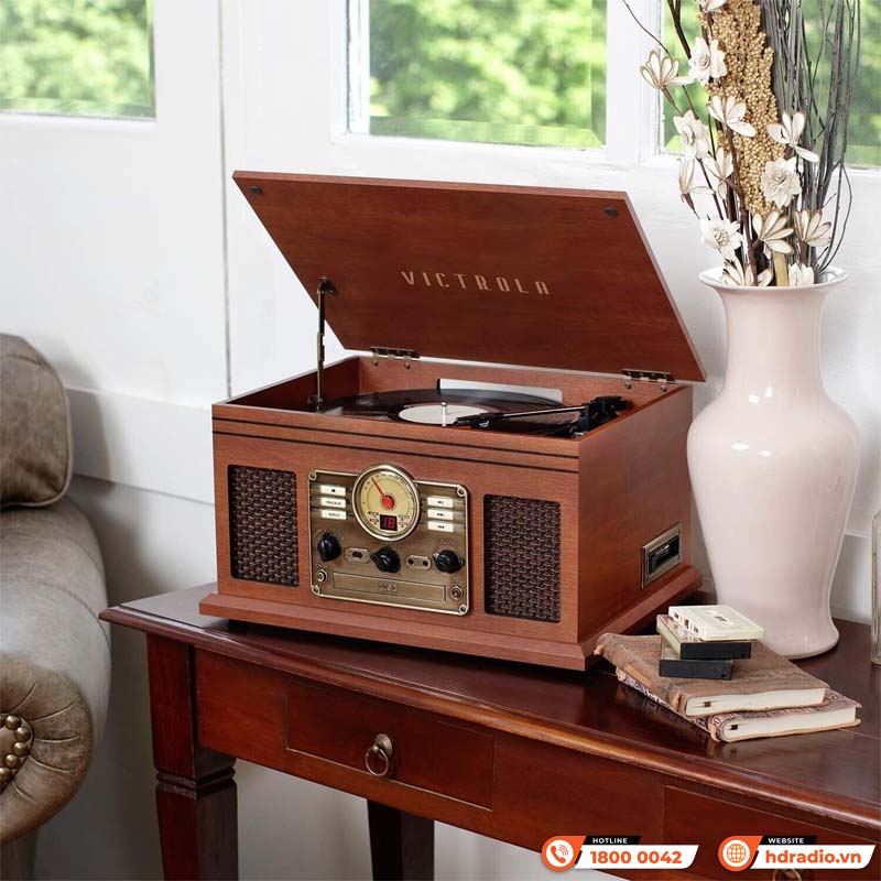 Máy hát đĩa than Victrola Nostalgic Quincy