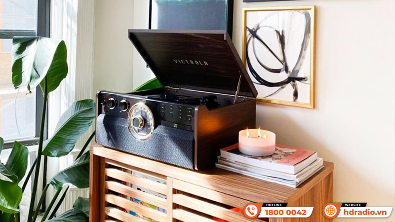 Máy hát đĩa than Victrola The Empire