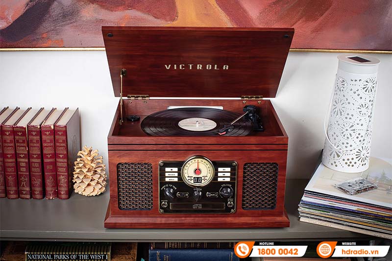 Máy hát đĩa than Victrola The Hawthorne