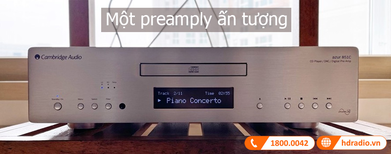 Tinh nang đầu CD Cambridge Audio