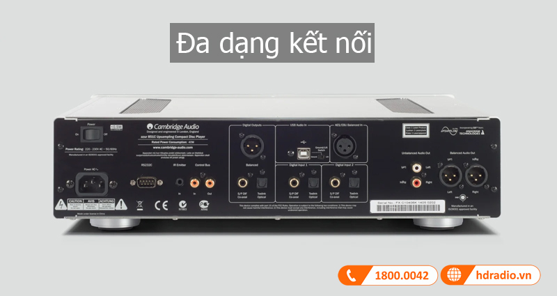 Ket noi đầu CD Cambridge Audio