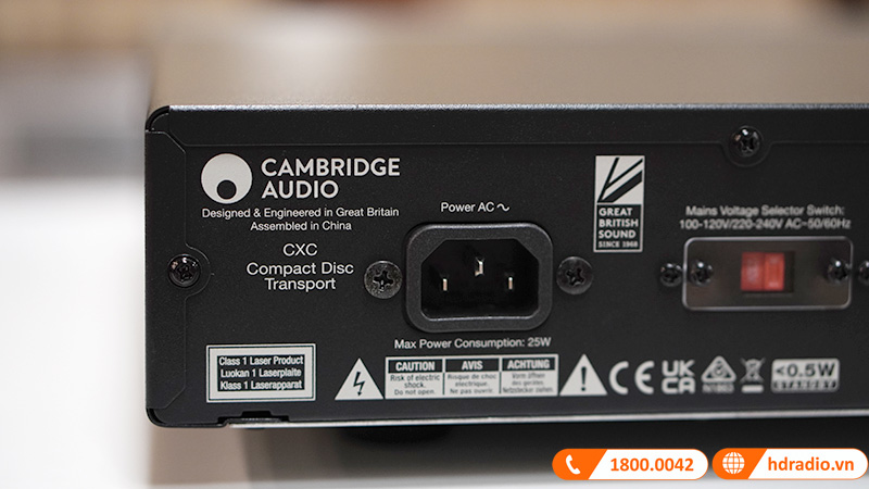 Ảnh thực tế đầu CD Cambridge Audio CXC V2