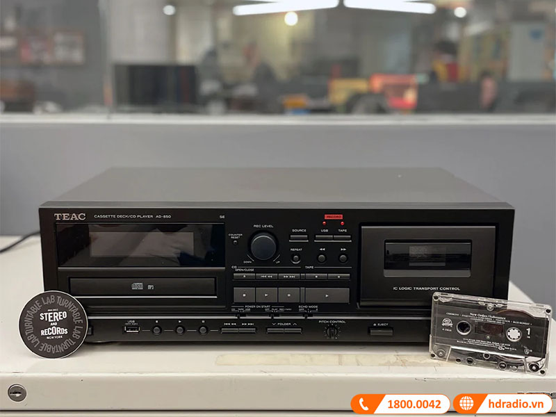 Đầu CD/Cassette Player TEAC AD-850-SE