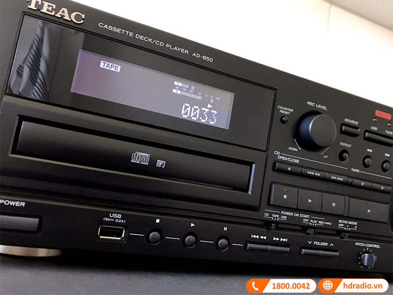 Hỗ trợ ghi và phát lại qua USB