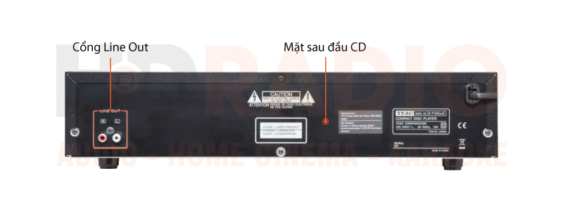 Chú thích đầu CD Teac CD-P1260MKII