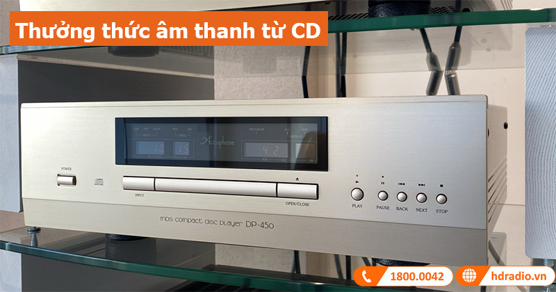 Đầu CD Accuphase DP450 ứng dụng thực tế