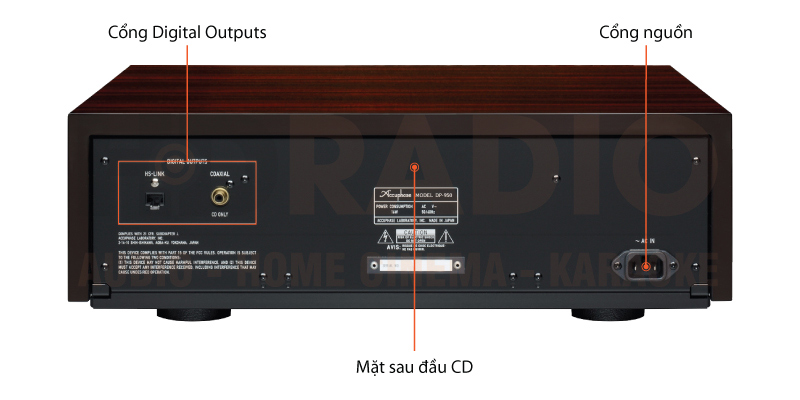 Chú thích đầu CD Accuphase DP-590