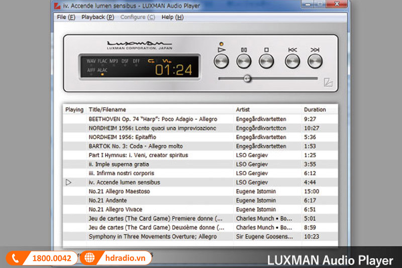 Đọc file nhạc số chất lượng
