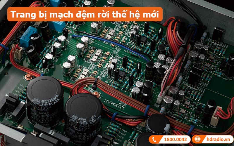 Đầu cd Luxman D-07X Trang bị mạch đệm rời thế hệ mới