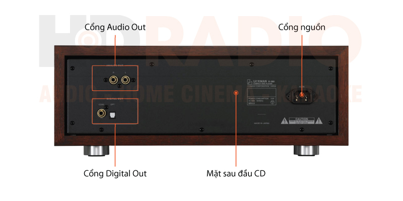 Chú thích đầu CD Luxman D-380