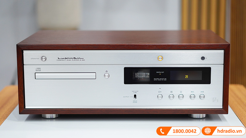 ảnh thực tế đầu CD Luxman D-380
