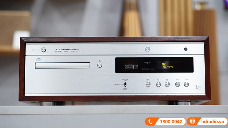 ảnh thực tế đầu CD Luxman D-380
