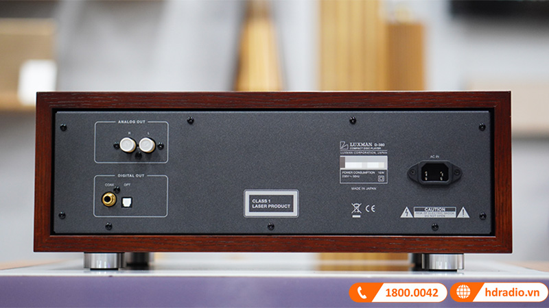 ảnh thực tế đầu CD Luxman D-380