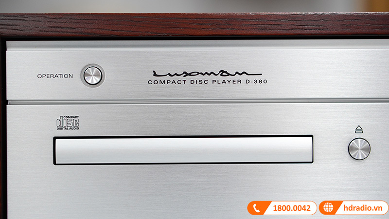 ảnh thực tế đầu CD Luxman D-380