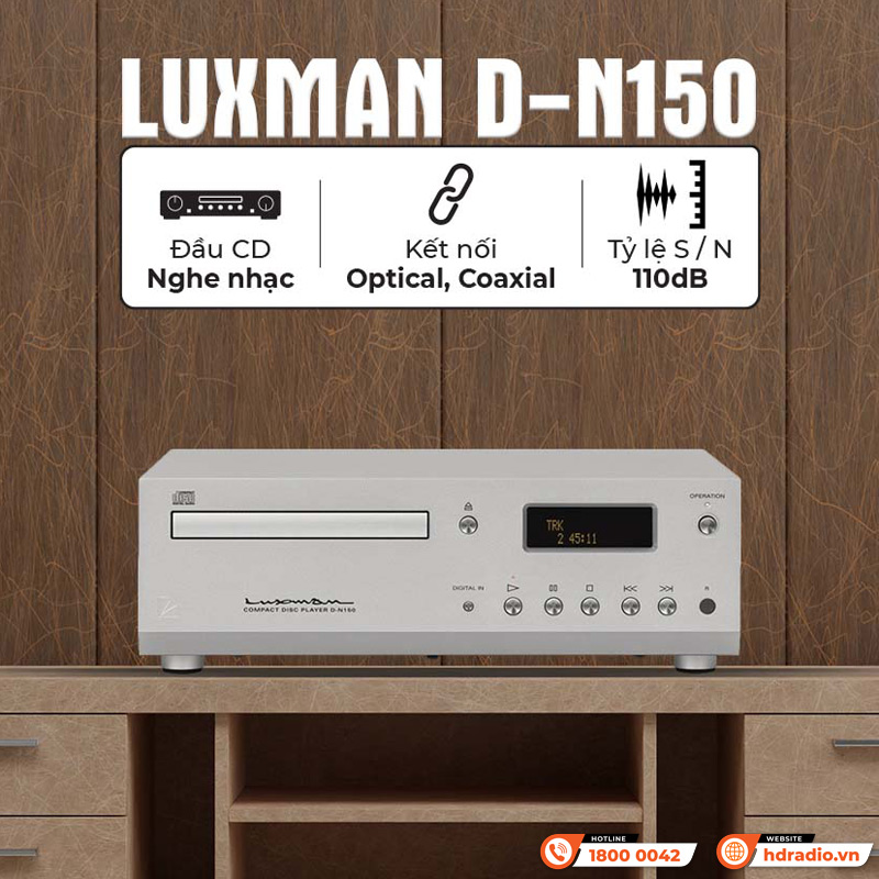 Tính năng của Đầu CD Luxman D-N150