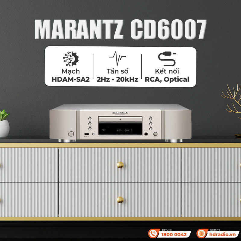 Ảnh tính năng Đầu CD Marantz CD6007