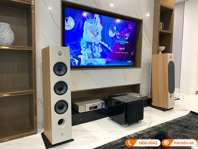 ảnh thực tế dàn âm thanh nghe nhạc Cao Cấp trị giá hơn 153 triệu đồng cho anh Lượng ở Nam Từ Liêm, Hà Nội